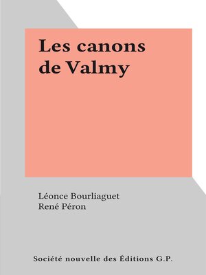 cover image of Les canons de Valmy